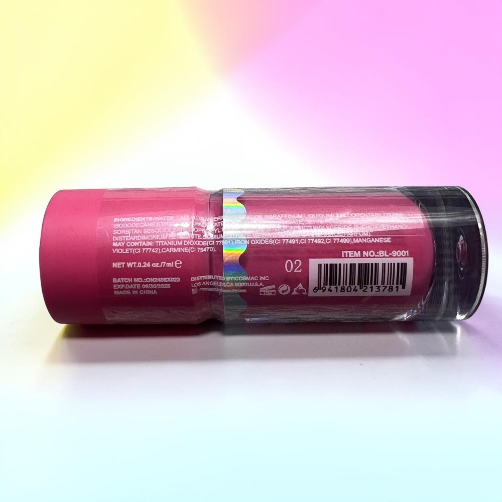 Romantic Beauty Candy Flush Liquid Blush 02 Plump Pops Pink Dewy Finish New - Picture 4 of 6